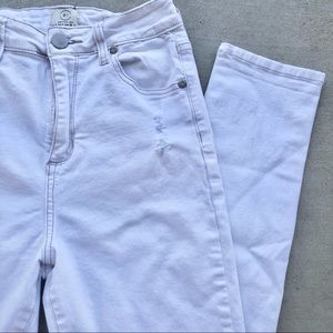 Cotton On 90s High Rise Distressed Skinny Jeans